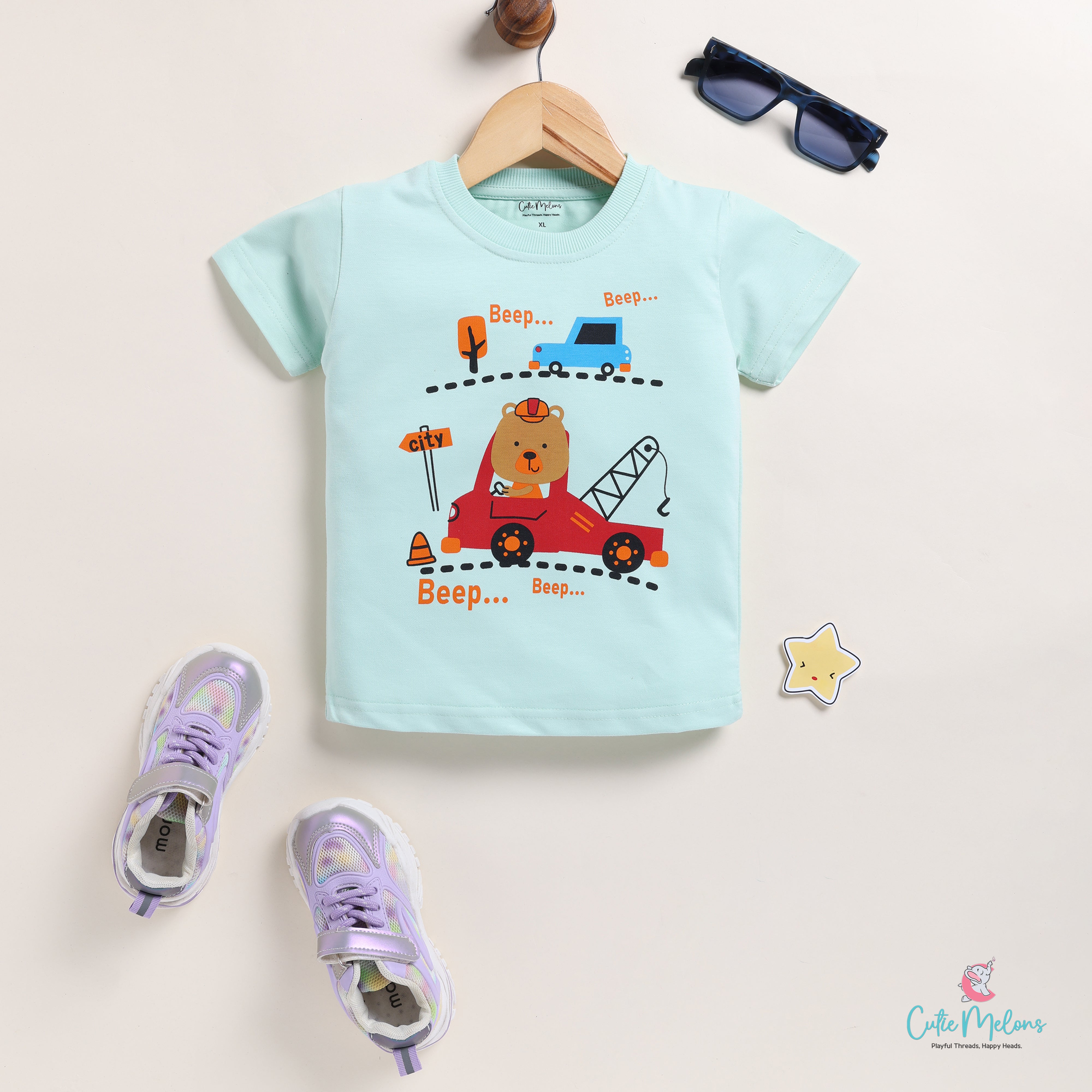 Beep Tow Truck Half Sleeves Unisex T-shirt