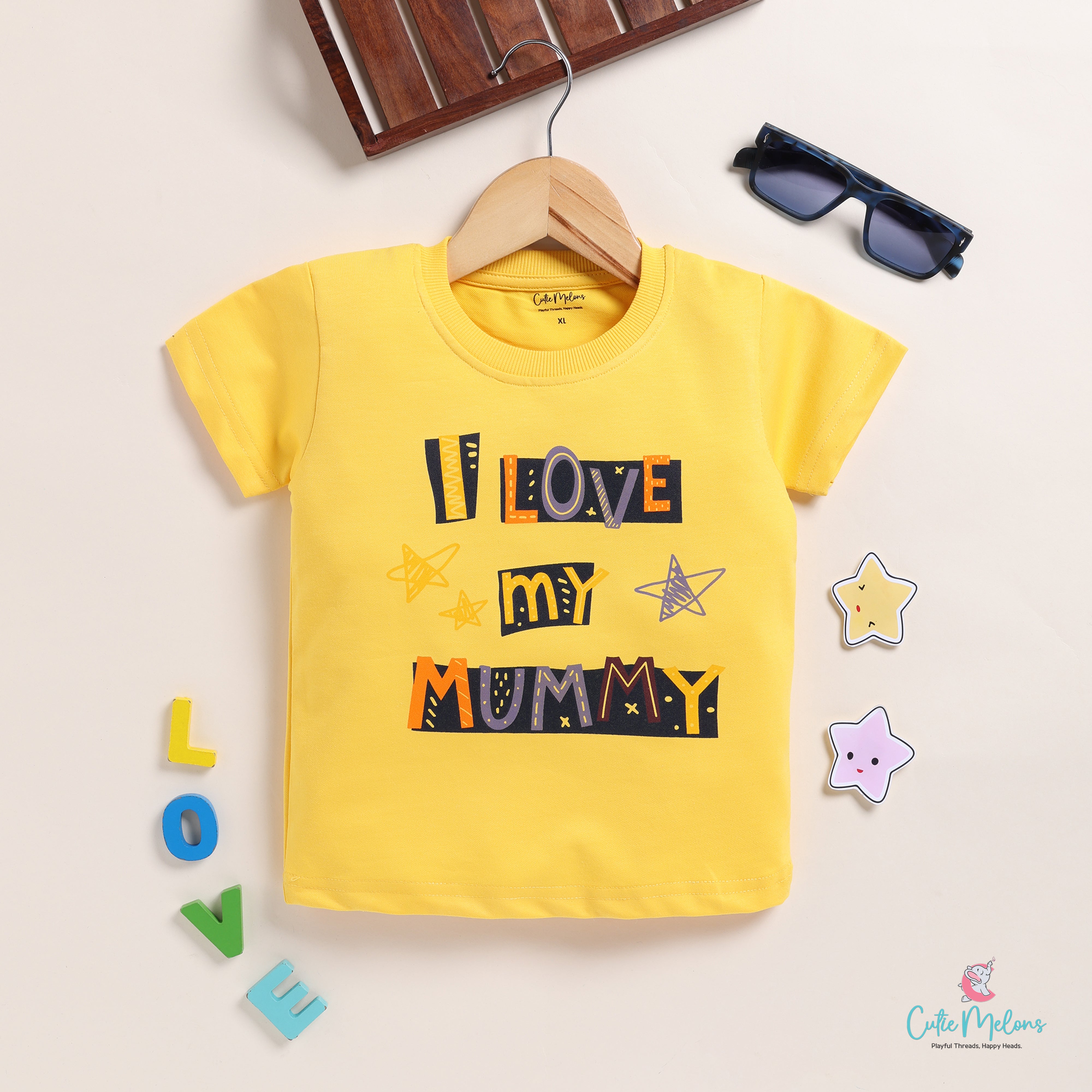 I Love Mummy Half Sleeves Unisex T-shirt
