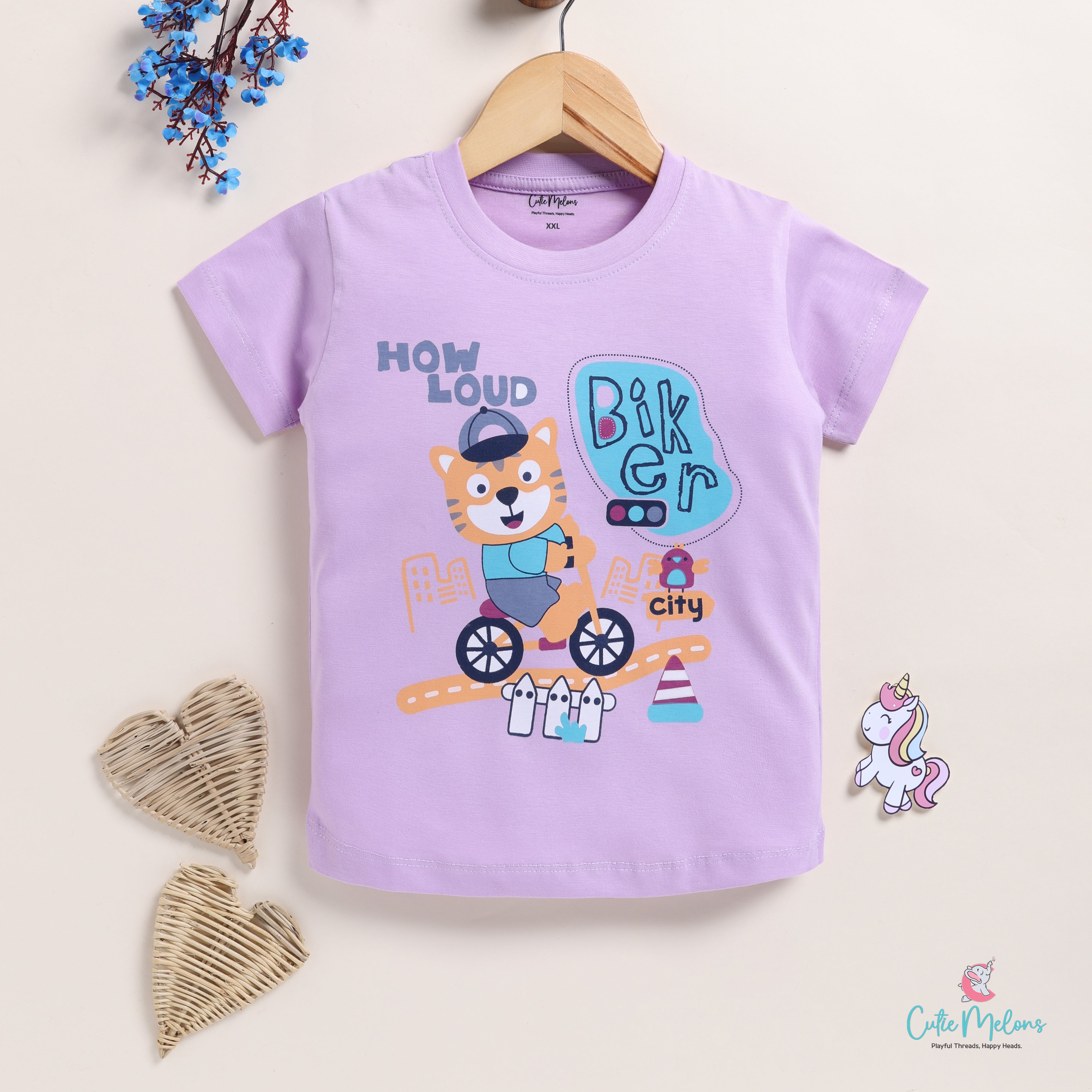 Loud Biker Half Sleeve Unisex T-Shirt