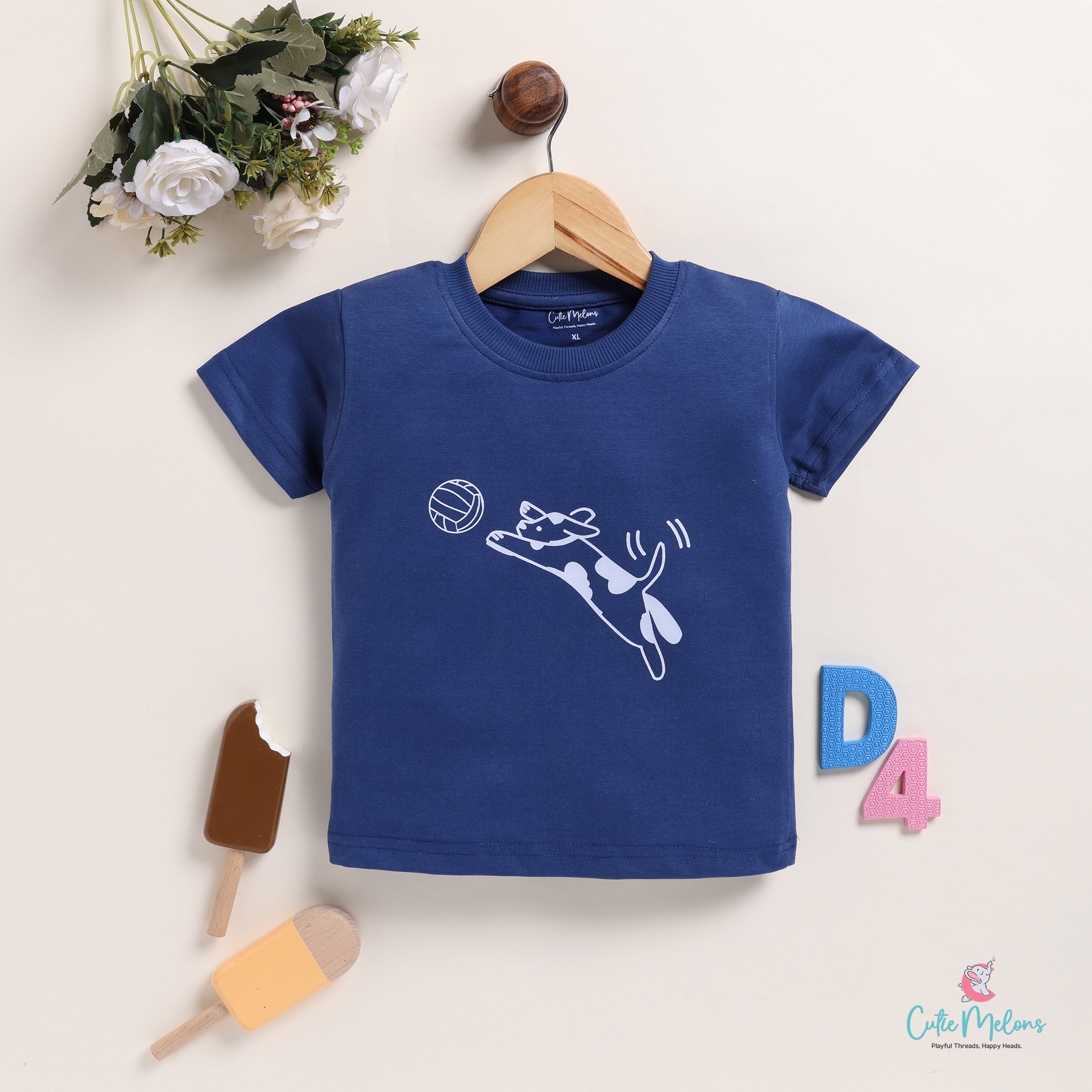 Dog Ball Half Sleeves Unisex T-shirt