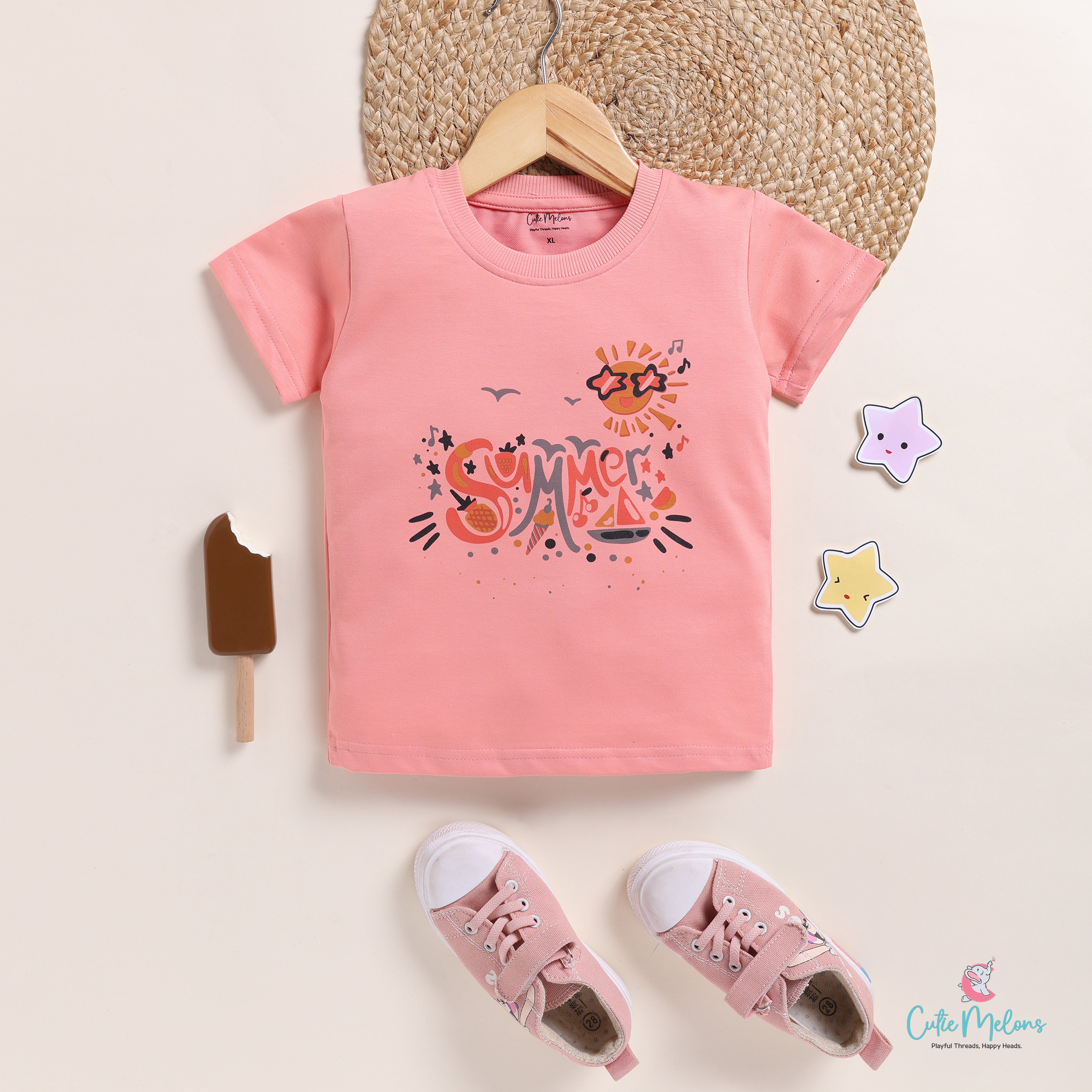 Summer Sun Half Sleeves Unisex T-shirt
