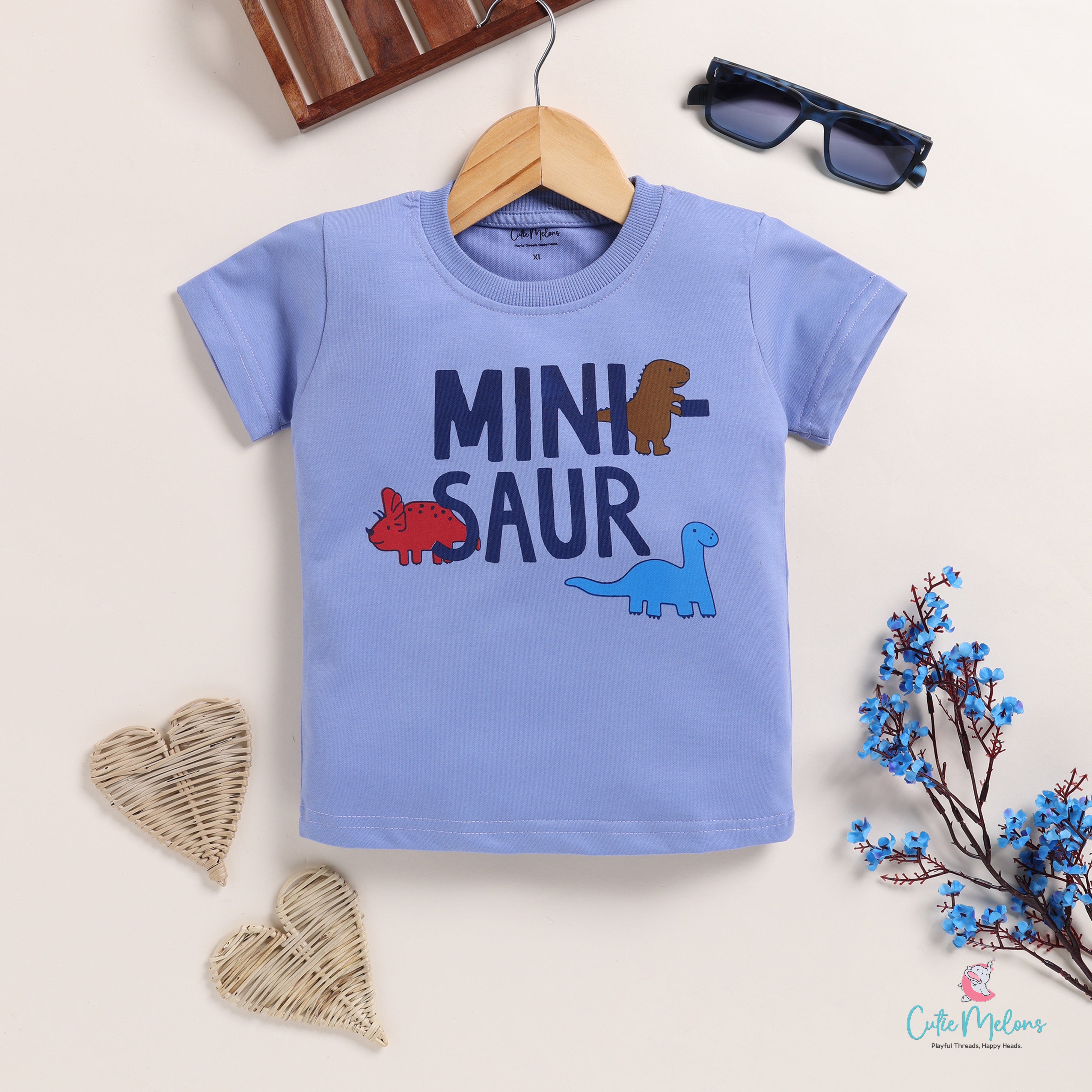 Mini Saur Half Sleeves Unisex T-shirt